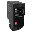LEXMARK Printers/Printer Ink and Toners Lexmark CS720, CS/CX725 Magenta Toner Cartridge Return Program Yield 7,000 Pages 74C1SM0