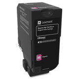 LEXMARK Printers/Printer Ink and Toners Lexmark CS725 Magenta Toner Cartridge Return Program Yield 12,000 Pages 74C1HM0