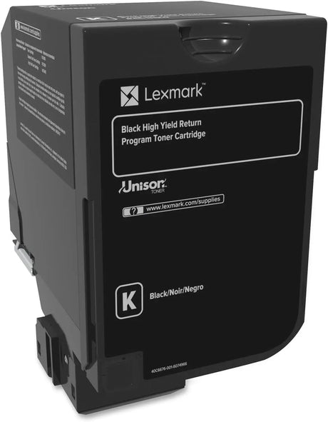 LEXMARK Printers/Printer Ink and Toners Lexmark CX725 Black Toner Cartridge Return Program Yield 25,000 Pages - 84C1HK0