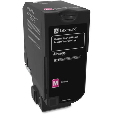 LEXMARK Printers/Printer Ink and Toners Lexmark CX725 Magenta Toner Cartridge Return Program Yield 16,000 Pages 84C1HM0