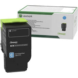 LEXMARK Printers/Printer Ink and Toners Lexmark Cyan Toner Cartridge Return Program Ultra High Yield 7,000 Pages 78C1UC0