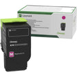 LEXMARK Printers/Printer Ink and Toners Lexmark Magenta Toner Cartridge Return Program Yield 1,400 Pages 78C10M0
