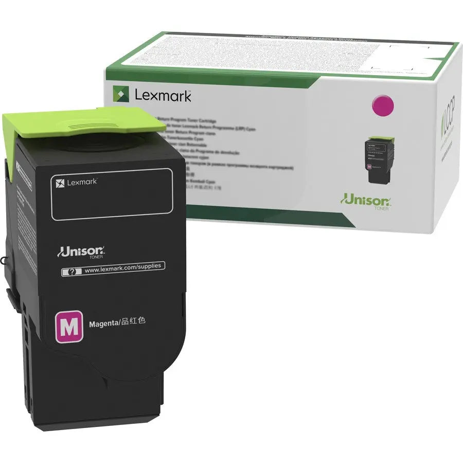 LEXMARK Printers/Printer Ink and Toners Lexmark Magenta Toner Cartridge Return Program Yield 1,400 Pages 78C10M0
