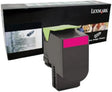 LEXMARK Printers/Printer Ink and Toners Lexmark Magenta Toner Cartridge Return Program Yield 2,000 Pages - 80C0SMG