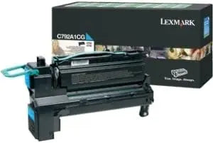 LEXMARK Printers/Printer Ink and Toners Lexmark X792 Cyan Print Cartridge Return Program Extra High Yield 20,000 Pages - X792X4CG