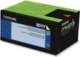 LEXMARK Printers/Printer Ink and Toners Lexmark Yellow Toner Cartridge Return Program Yield 1,000 Pages - 80C00YG