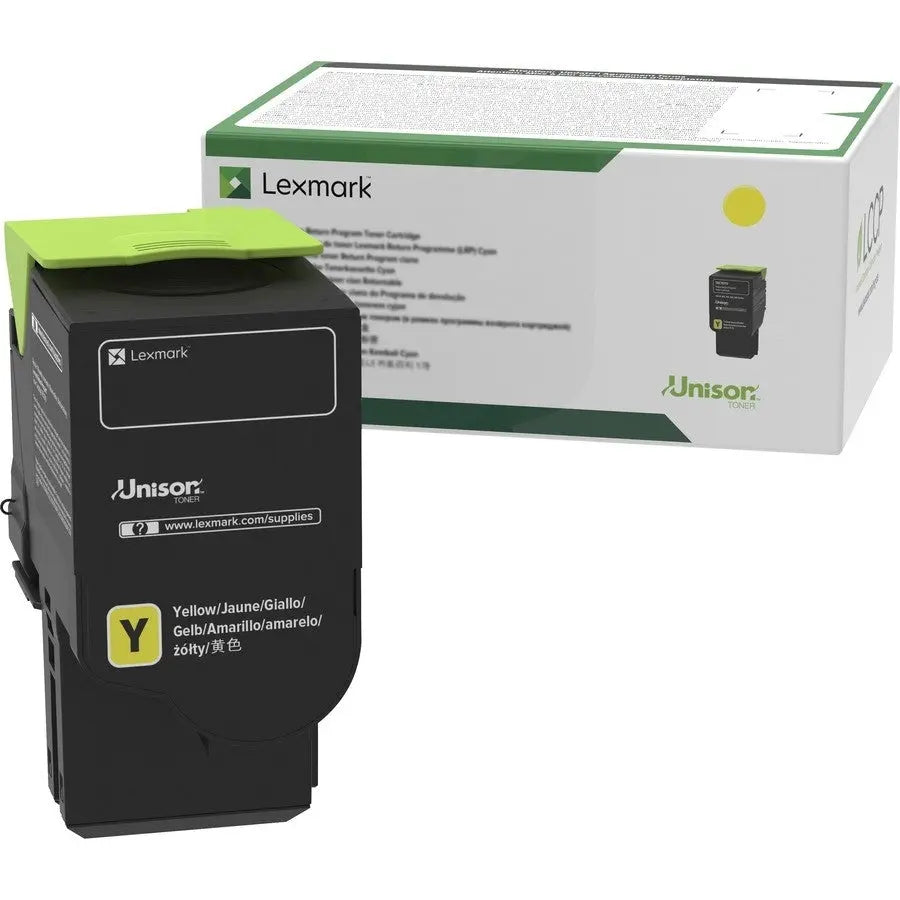 LEXMARK Printers/Printer Ink and Toners Lexmark Yellow Toner Cartridge Return Program Yield 1,400 Pages 78C10Y0