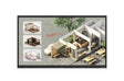 LG LCD Display LG CreateBoard Standard interactive whiteboard 2.18 m (86") 3840 x 2160 pixels Touchscreen Black - 86TR3DQ-B