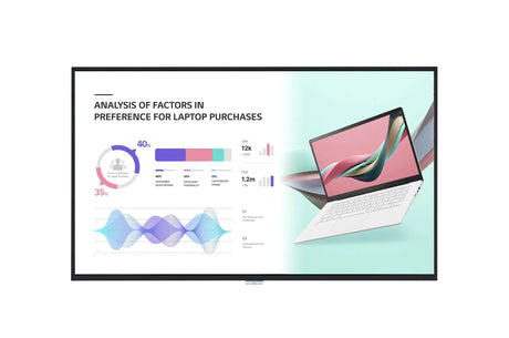 LG Monitors and Displays/Large Format Display/LED Backlit LCD Panel LG UH5J Series 43" New High Haze IPS 4K Ultra HD Signage Display - 43UH5J-H