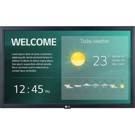 LG Monitors and Displays/Signage Display/LED Backlit LCD Panel LG SM3G-B Series 22” IPS Full HD Signage Display Monitor 22SM3G-B