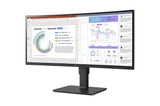 LG Monitors and Displays/Small Format Display/IPS Curved LG 34'' IPS WQHD UltraWide Curved Monitor with Built-in Speakers & USB Type-C - 34BQ77QE-B