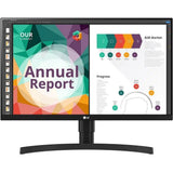 LG Monitors and Displays/Small Format Display/IPS LG 27” IPS HDR Ultra HD 4K Monitor with USB Type-C and Built-in Speakers 27BN85UN-B