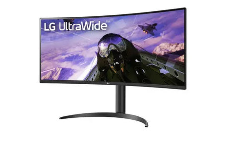 LG Monitors and Displays/Small Format Display/VA Panel Curved LG 34” VA HDR 160Hz Quad HD 21:9 UltraWide™ Curved Monitor - 34BP65C-B