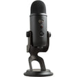 LOGITECH Blue Yeti Wired Condenser Microphone - Stereo - 20 Hz to 20 kHz - Cardioid, Bi-directional, Omni-directional - Desktop, Stand Mountable, Side-address - USB - 988-000100