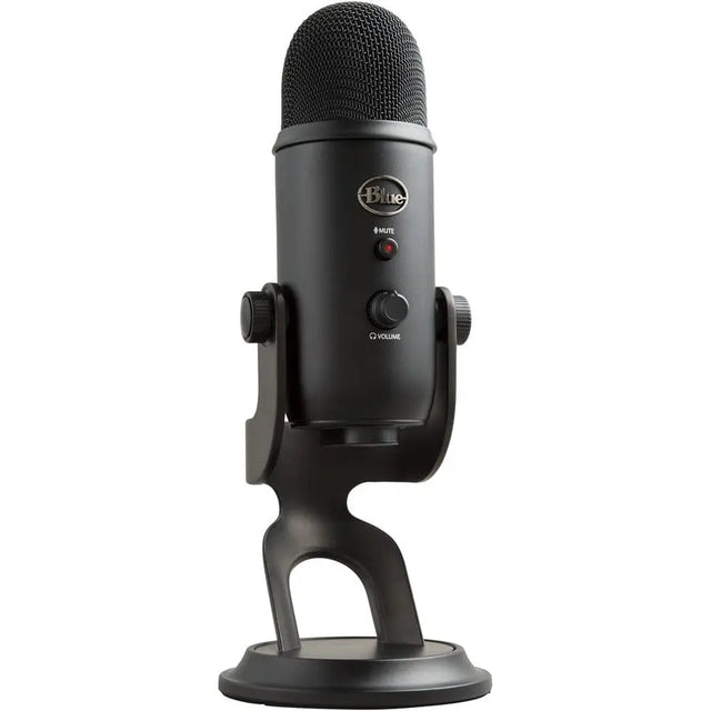 LOGITECH Blue Yeti Wired Condenser Microphone - Stereo - 20 Hz to 20 kHz - Cardioid, Bi-directional, Omni-directional - Desktop, Stand Mountable, Side-address - USB - 988-000100