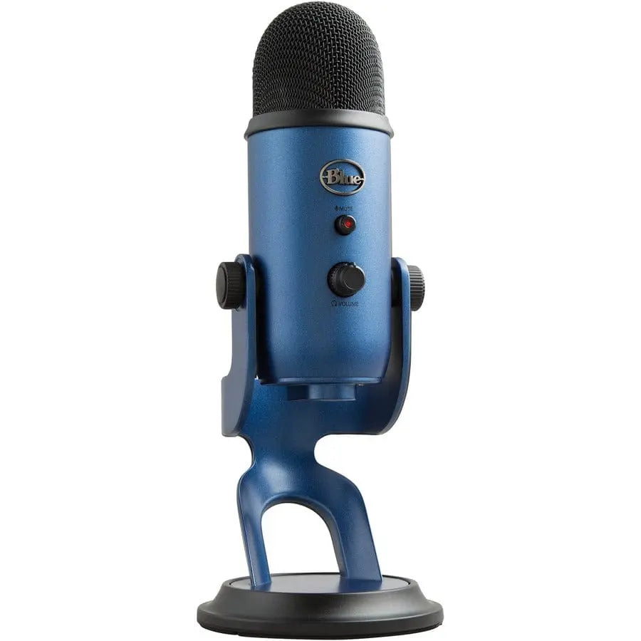 LOGITECH Blue Yeti Wired Condenser Microphone - Stereo - 20 Hz to 20 kHz - Cardioid, Bi-directional, Omni-directional - Desktop, Stand Mountable, Side-address - USB - 988-000101