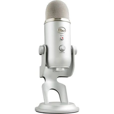 LOGITECH Blue Yeti Wired Condenser Microphone - Stereo - 20 Hz to 20 kHz - Cardioid, Bi-directional, Omni-directional - Desktop, Stand Mountable, Side-address - USB - 988-000103
