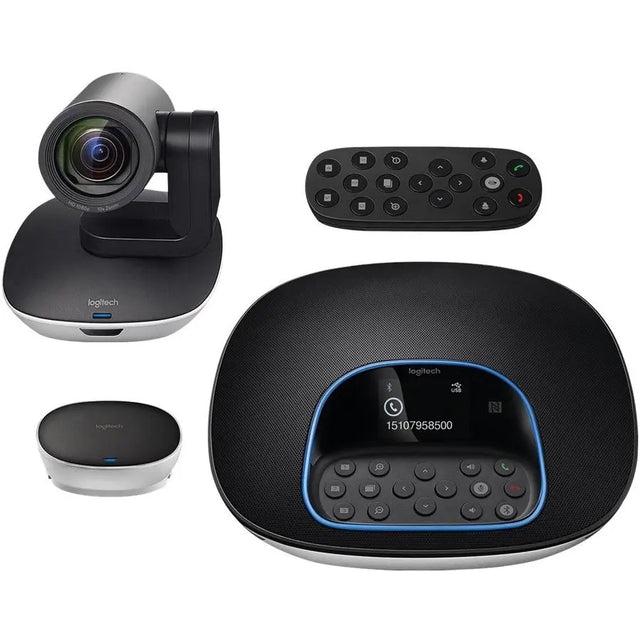LOGITECH Logitech GROUP Video Conferencing System - 1920 x 1080 Video (Content) - 30 fps - USB - Wall Mountable, Tabletop - 960-001054