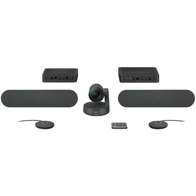 LOGITECH Logitech Rally Plus Video Video Conference Equipment - Full HD - 30 fps - 1 x Network (RJ-45) - USB - Gigabit Ethernet - External Speaker(s) - External Microphone(s) - Desktop - 960-001225