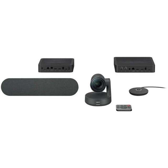 LOGITECH Logitech Rally Video Conference Equipment - 3840 x 2160 Video (Live) - 4K UHD - NTSC - 60 fps - 1 x Network (RJ-45) - USB - Gigabit Ethernet - External Microphone(s) - Desktop - 960-001217