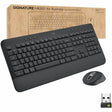 LOGITECH Logitech Signature MK650 Combo for Business Wireless Mouse and Keyboard Combo - USB Plunger Wireless Bluetooth/RF Keyboard - 118 Key - English (US) - Graphite - USB Wireless Bluetooth/RF Mouse - 4000  - 920-010909