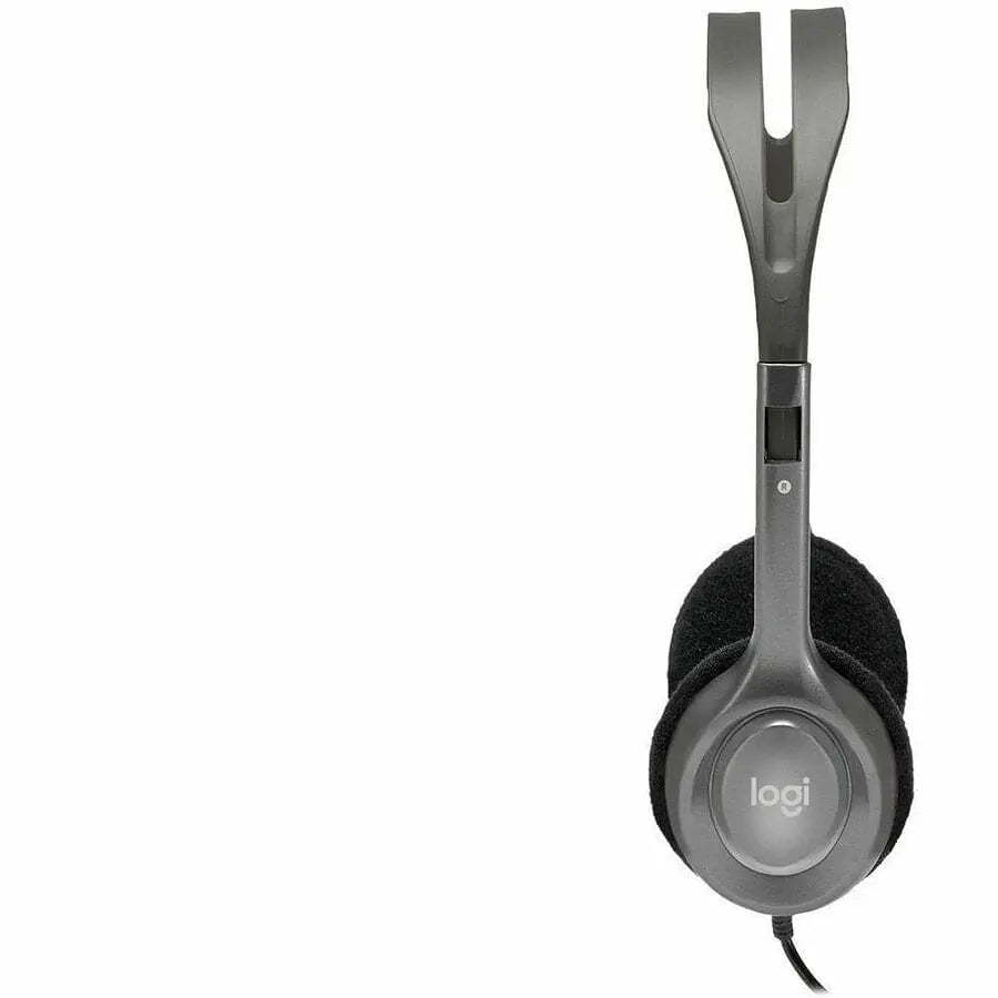 LOGITECH Logitech Stereo Headset H111 - Stereo - Mini-phone (3.5mm) - Wired - 32 Ohm - 20 Hz - 20 kHz - Over-the-head - Binaural - Supra-aural - 5.91 ft Cable - Noise Canceling - 981-000612