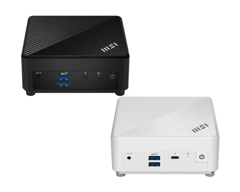 MSI MSI Cubi 12M-016BUS Intel® Core™ i7 i7-1255U DDR4-SDRAM HDD+SSD Workstation Black, White - CUBI512M016B