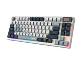 MSI MSI FORGE GK600 TKL WIRELESS SKY keyboard Gaming USB + Bluetooth QWERTY UK English Blue, White - FORGEGK600B