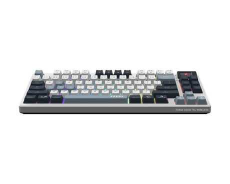 MSI MSI FORGE GK600 TKL WIRELESS SKY keyboard Gaming USB + Bluetooth QWERTY UK English Blue, White - FORGEGK600B