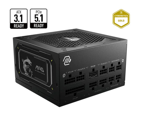 MSI MSI MAG A750GL PCIE5 II power supply unit 750 W 20+4 pin ATX ATX Black - MAGA750GLPCIE5II
