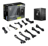 MSI MSI MAG A750GL PCIE5 II power supply unit 750 W 20+4 pin ATX ATX Black - MAGA750GLPCIE5II