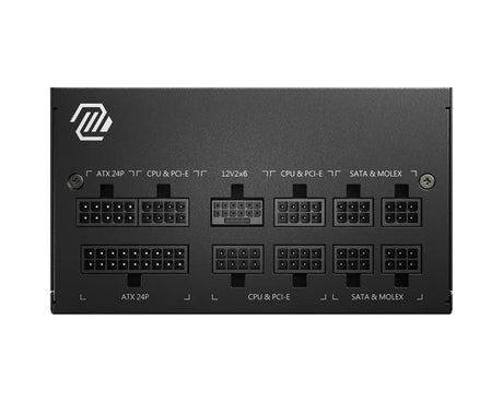 MSI MSI MAG A750GL PCIE5 power supply unit 750 W 20+4 pin ATX ATX Black - MAGA750GLPCIE5