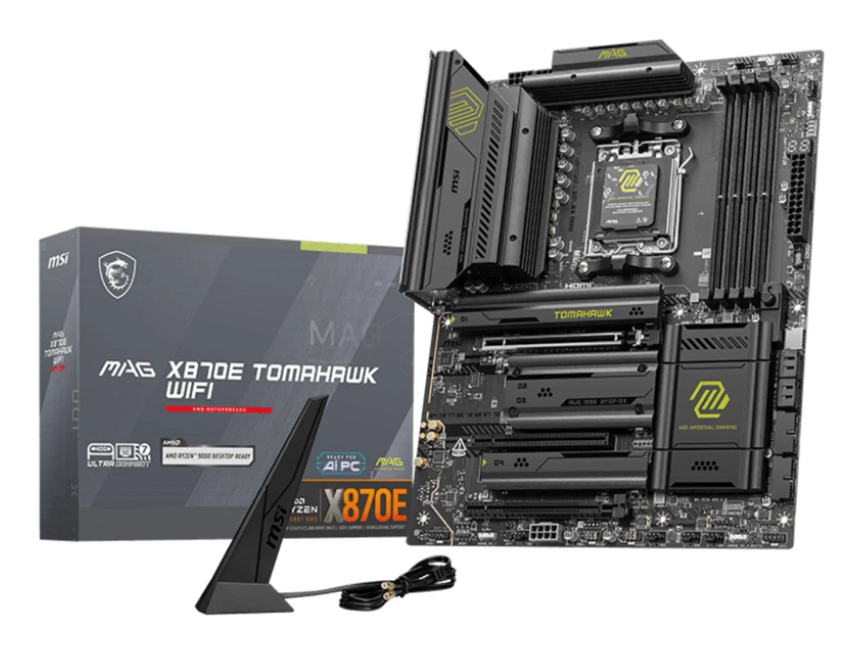 MSI MSI MAG X870E TOMAHAWK WIFI motherboard AMD X870E Socket AM5 ATX - X870ETMAHAWKWIFI