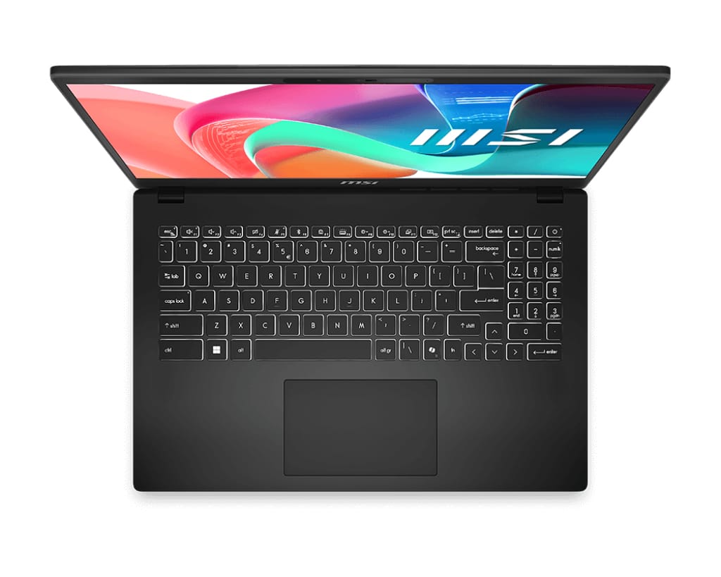 MSI MSI Modern 15 H C2RMTG-406US Intel Core 9 270H Laptop 39.6 cm (15.6") Full HD 32 GB DDR4-SDRAM 1 TB SSD Wi-Fi 6E (802.11ax) Windows 11 Home Black - MOD15HC2406