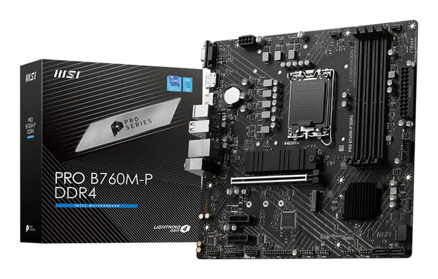 MSI MSI PRO B760M-P DDR4 motherboard Intel B760 LGA 1700 micro ATX - B760MPD4