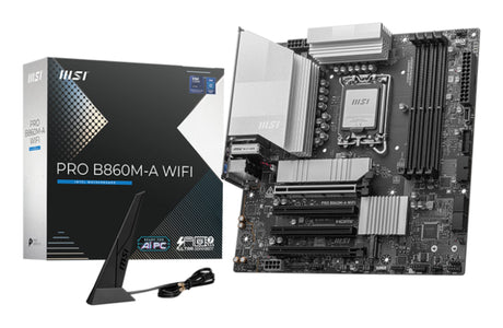 MSI MSI PRO B860M-A WIFI motherboard Intel B860 LGA 1851 (Socket V1) micro ATX - B860MAWIFI
