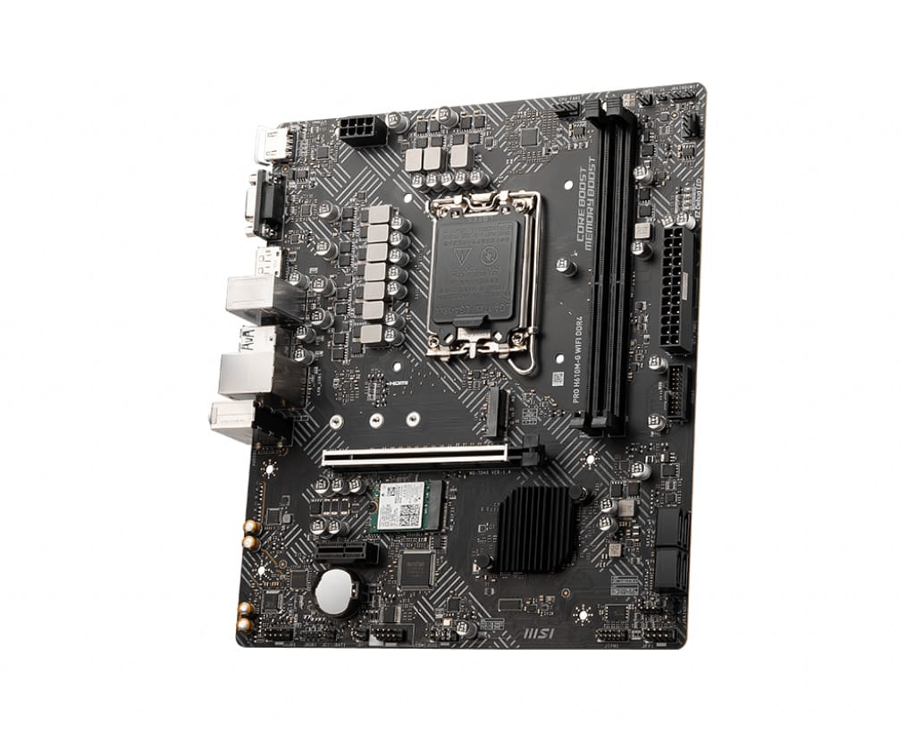 MSI MSI PRO H610M-G WIFI DDR4 motherboard Intel H610 LGA 1700 micro ATX - PROH610MGD4WIFI