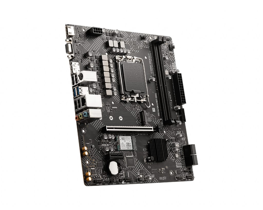MSI MSI PRO H610M-G WIFI DDR4 motherboard Intel H610 LGA 1700 micro ATX - PROH610MGD4WIFI
