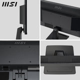 MSI MSI Pro MP225V 21.45 Inch Monitor, FHD (1920 x 1080), 100Hz, VA, 1ms, 1x HDMI 1.4b, 1x D-Sub(VGA), Anti-Glare, Anti-Flicker, Less Blue light, TÜV Certified, VESA, Kensington, Black - PROMP225V