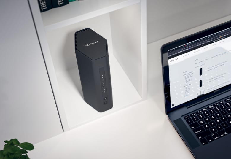 NETGEAR Bridge / Router NETGEAR Nighthawk RS150 wireless router Gigabit Ethernet Dual-band (2.4 GHz / 5 GHz) Black - RS150-100NAS
