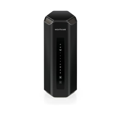NETGEAR Bridge / Router NETGEAR Nighthawk RS700S wireless router 10 Gigabit Ethernet Tri-band (2.4 GHz / 5 GHz / 6 GHz) Black - RS700S-100NAS