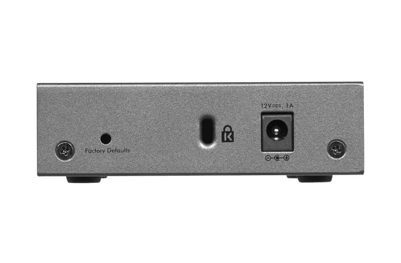 NETGEAR NETGEAR 5-Port Gigabit Ethernet Plus Switch (GS105Ev2) - GS105E-200NAS