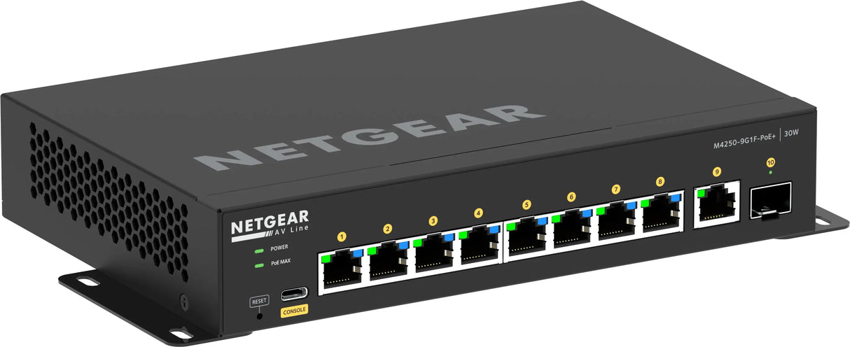 NETGEAR NETGEAR 8x1G PoE+ 110W 1x1G and 1xSFP Managed Switch