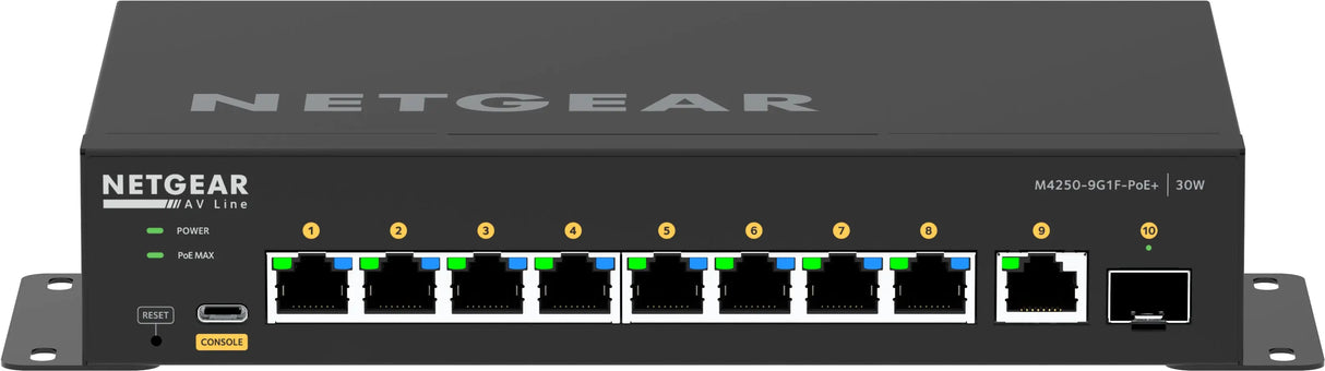 NETGEAR NETGEAR 8x1G PoE+ 110W 1x1G and 1xSFP Managed Switch