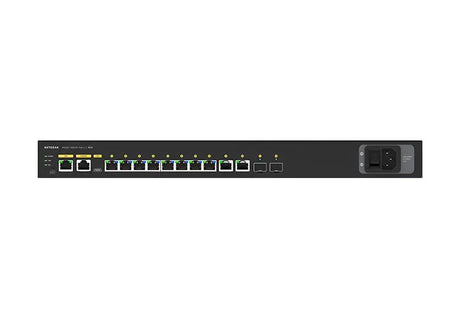 NETGEAR NETGEAR AV LINE M4250-10G2XF-POE++ 8X1G UTRA90 Managed L2/L3 Gigabit Ethernet (10/100/1000) Power over Ethernet (PoE) 1U Black - GSM4212UX-100NAS