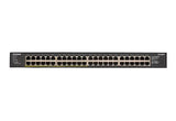 NETGEAR NETGEAR GS348PP Unmanaged Gigabit Ethernet (10/100/1000) Power over Ethernet (PoE) Black - GS348PP-100NAS