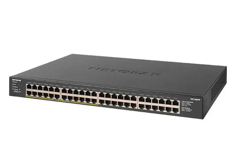 NETGEAR NETGEAR GS348PP Unmanaged Gigabit Ethernet (10/100/1000) Power over Ethernet (PoE) Black - GS348PP-100NAS