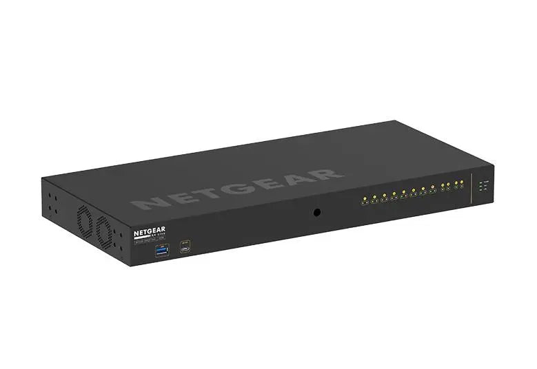 NETGEAR NETGEAR GSM4212P Managed L2/L3 Gigabit Ethernet (10/100/1000) Power over Ethernet (PoE) 1U Black - GSM4212P-100NAS