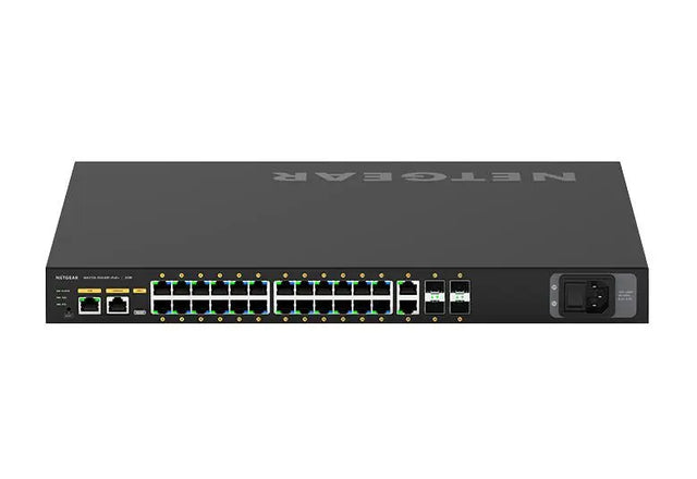 NETGEAR NETGEAR GSM4230P Managed L2/L3/L4 Gigabit Ethernet (10/100/1000) Power over Ethernet (PoE) 1U Black - GSM4230P-100NAS