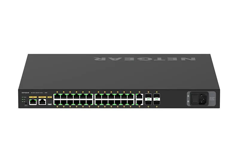 NETGEAR NETGEAR GSM4230PX Managed L2/L3/L4 Gigabit Ethernet (10/100/1000) Power over Ethernet (PoE) Black - GSM4230PX-100NAS